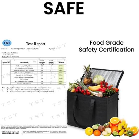 3XL Insulated Cooler Bag and Food Warmer for Delivery & Grocery Shopping - Picture 7 of 8